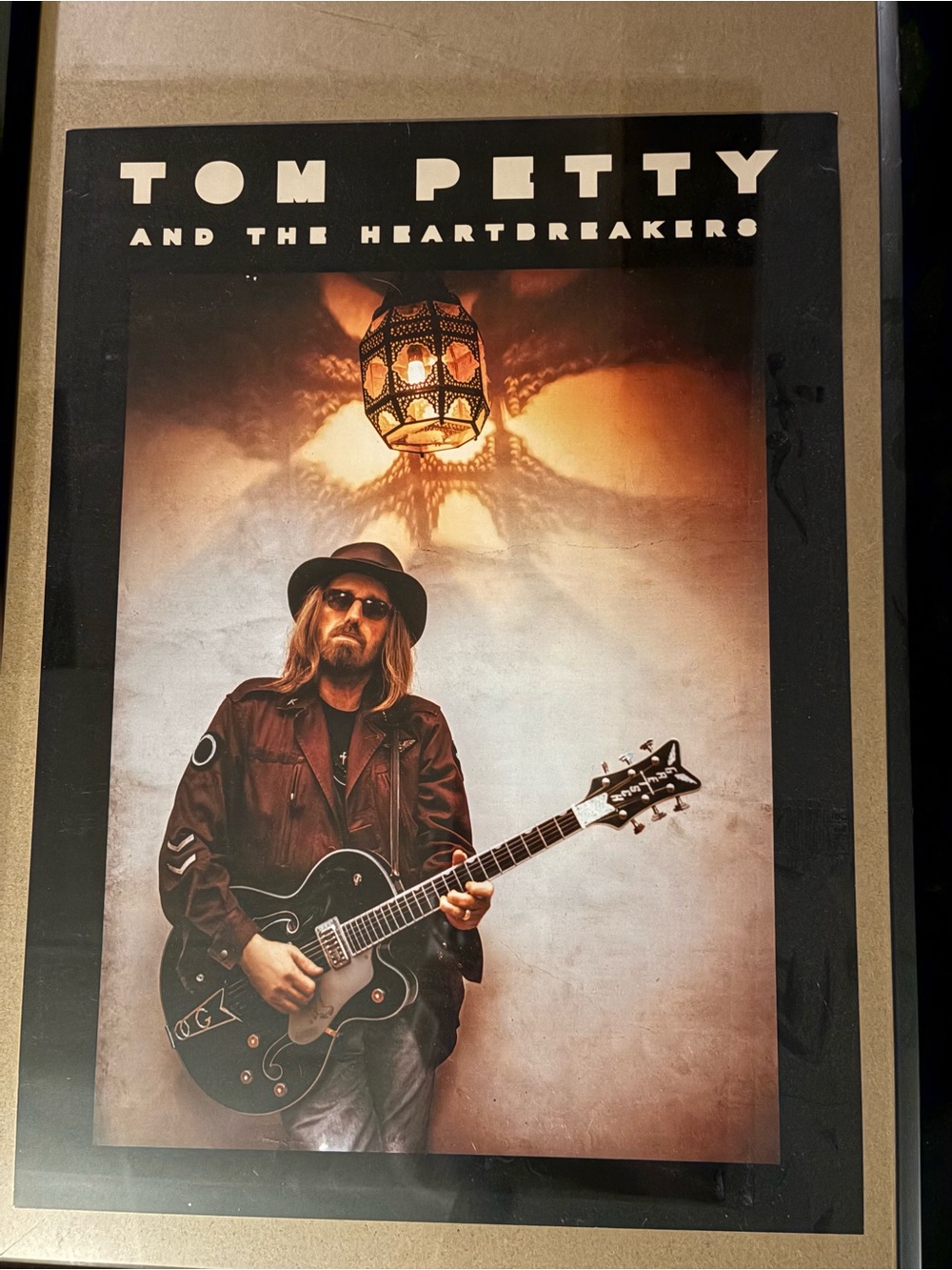 Tom Petty And The Heartbreakers Poster - Brown & Black